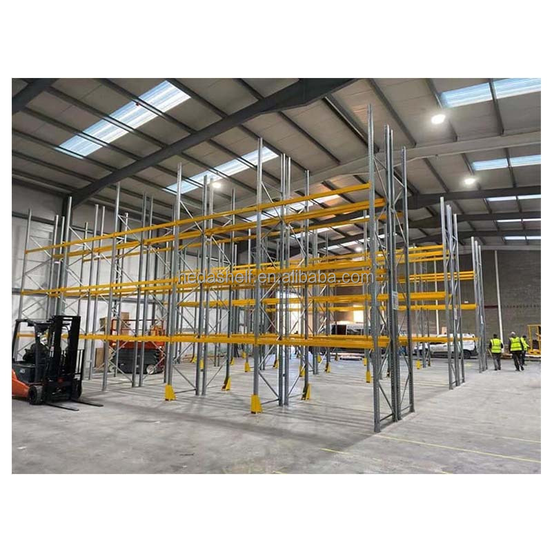 Heavy Duty Steel Selective Pallet Rack Industrial Warehouse Storage Shelving System CE Certified Adjustable Racking Unit