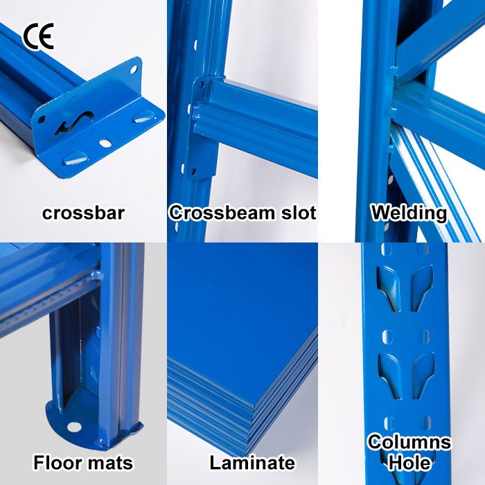 Customizable Industrial Steel Metal Shelving Shelves Adjustable Bolts Garage Warehouse Rack For Pallet Stacking Racks Shelves
