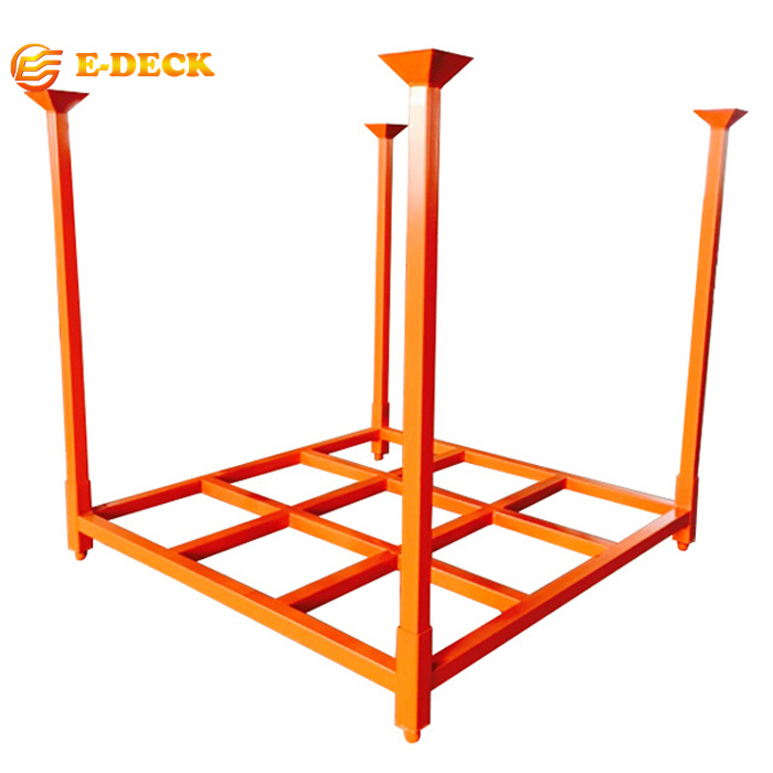 Storage Metal Welded Stackable Durable Heavy Duty Steel Truck Tyre Storage Rack for Warehouse