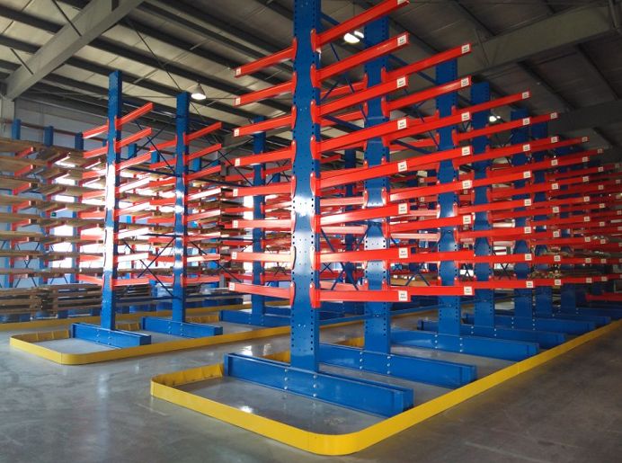 Jracking Heavy Duty Cantilever Rack Used for Storage of Pipe Long-tube Steel Plate Car Racking