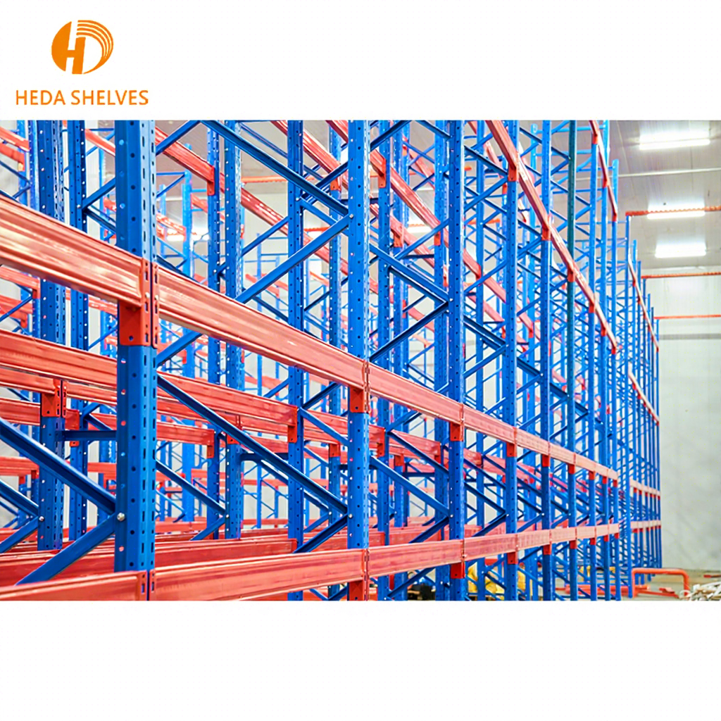 Heavy Duty Load-Bearing Adjustable Steel Racks Corrosion Protection 5-Layer Warehouse Industrial Stack Storage Shelving System