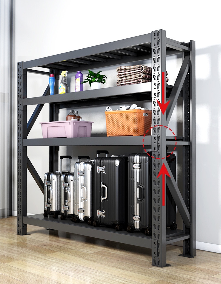Customizable Industrial Steel Metal Shelving Shelves Adjustable Bolts Garage Warehouse Rack For Pallet Stacking Racks Shelves
