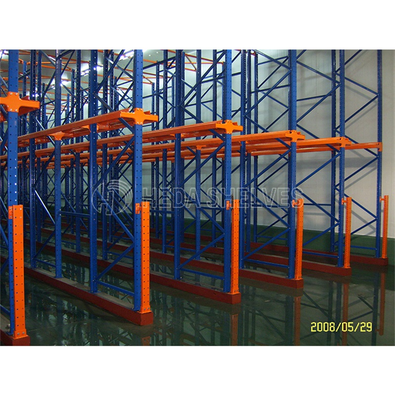 Heavy Duty Drive-In Selective Pallet Rack Iron/Steel/Metal Storage System with Corrosion Protection for Warehouses