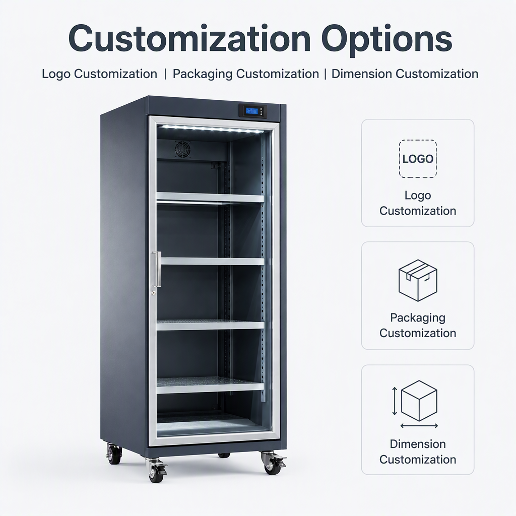 Single Door Nitrogen Cabinet Ultra Dry Storage Cabinet 1-10%RH LCD Display Adjustable Shelves for SMT Workshop