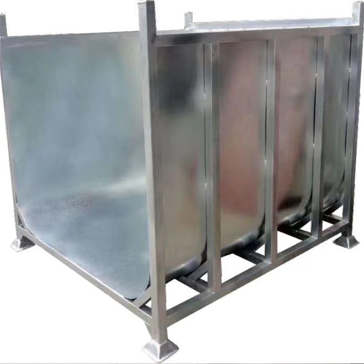 U-stack Folding Stock Heavy Duty Pallet Rack Metal Shelf Folding Logistics Storage Shelves Pallet Rack Stackable