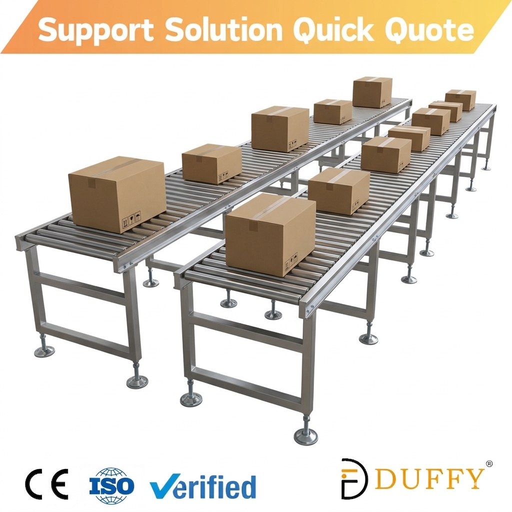 Durable Motorized Roller Conveyor Pallet Storage Racking System Advanced Integrated Gravity Fed Material Moving Technology
