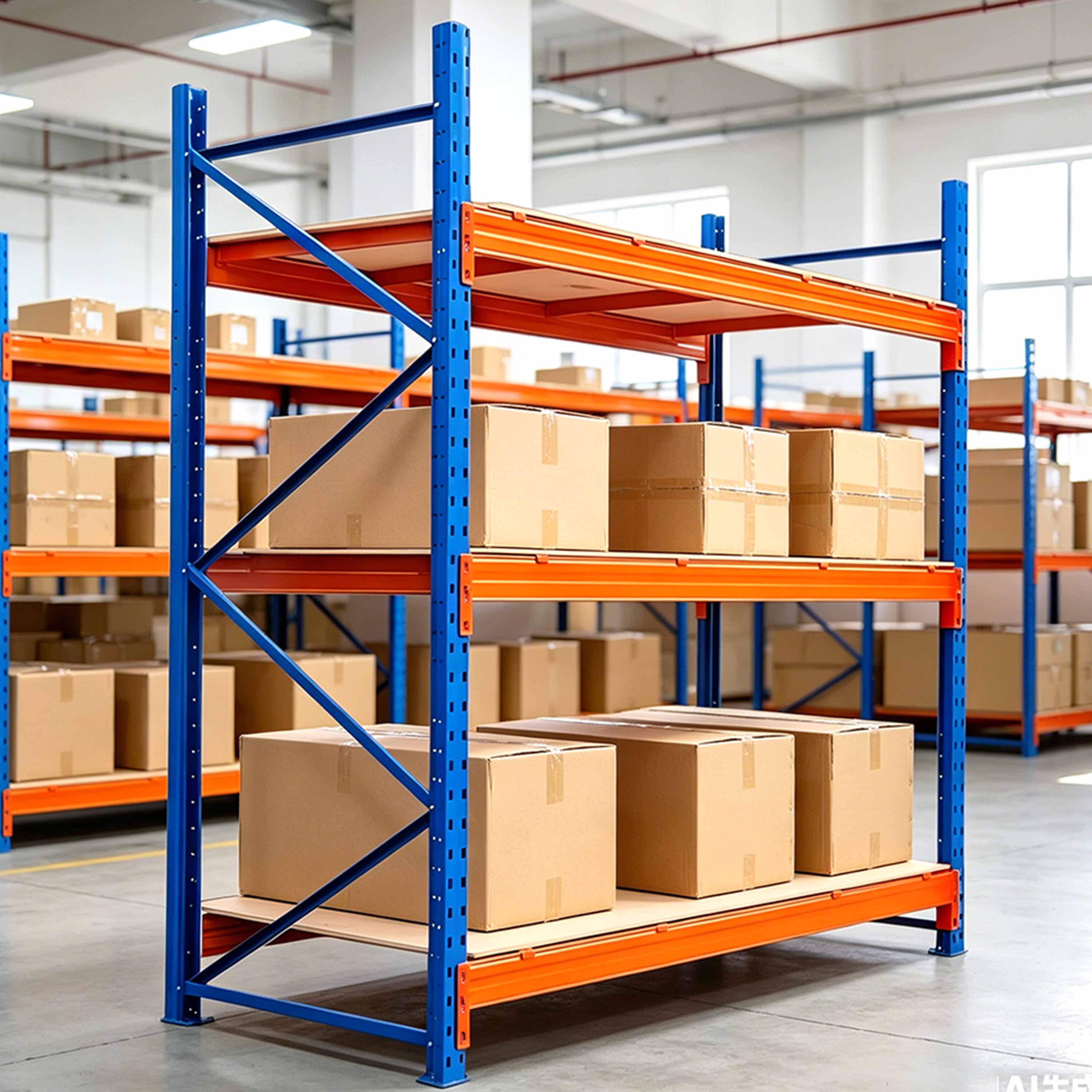 Powder Coated Heavy Duty Rack Industrial Warehouse Storage Pallet Racking Adjustable Industrial Shelves