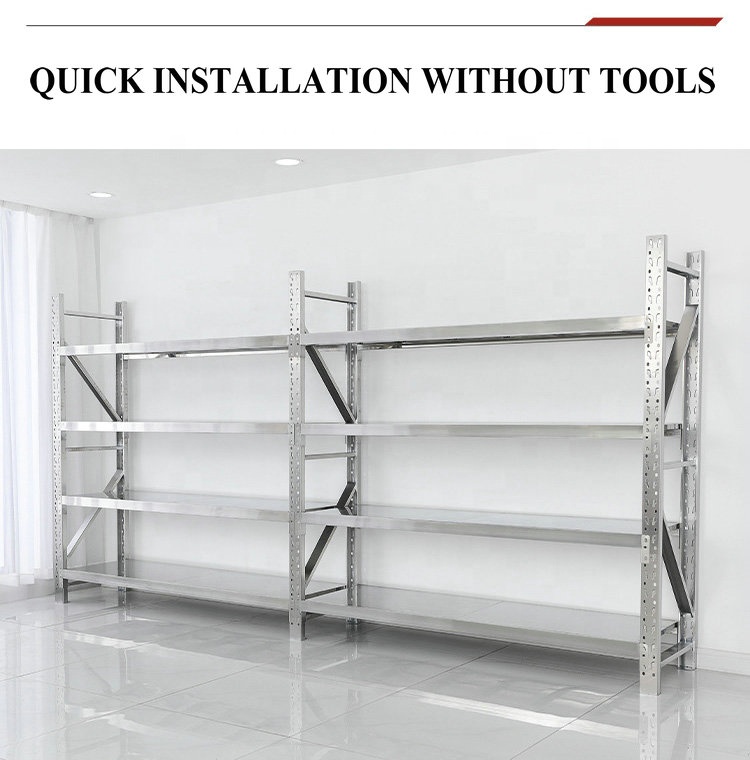 Stainless Steel304 Industrial Warehouse Storage Shelf Racking Shelving Shelves
