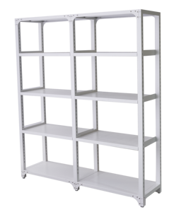 Heavy Duty 5 Tier Lab Storage Rack Adjustable Corrosion Resistant Epoxy Coated Metal Lab Shelving Racks for Chemical Storage