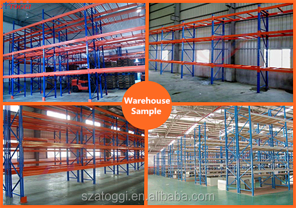 Heavy Duty Wide Span Pallet Rack, Industrial Warehouse Storage Pallet Racking for Bulk Goods Storage
