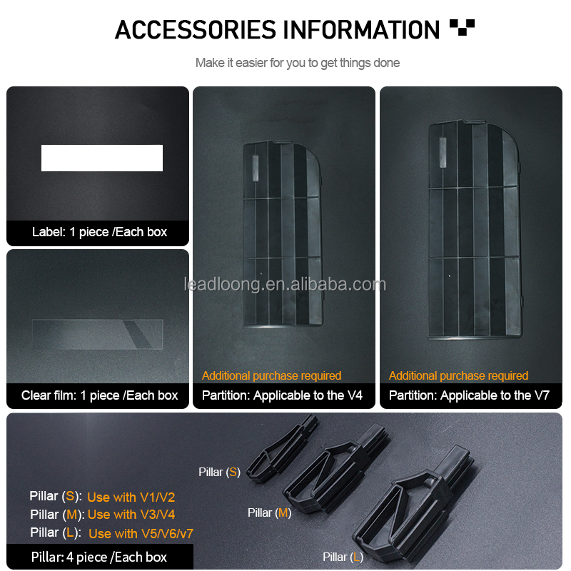 Wall Mounted Stackable Plastic Storage Bin Garage Rack Shelf for Screw Nut Hardware Electronics Parts Hanging Shoes Food Tools