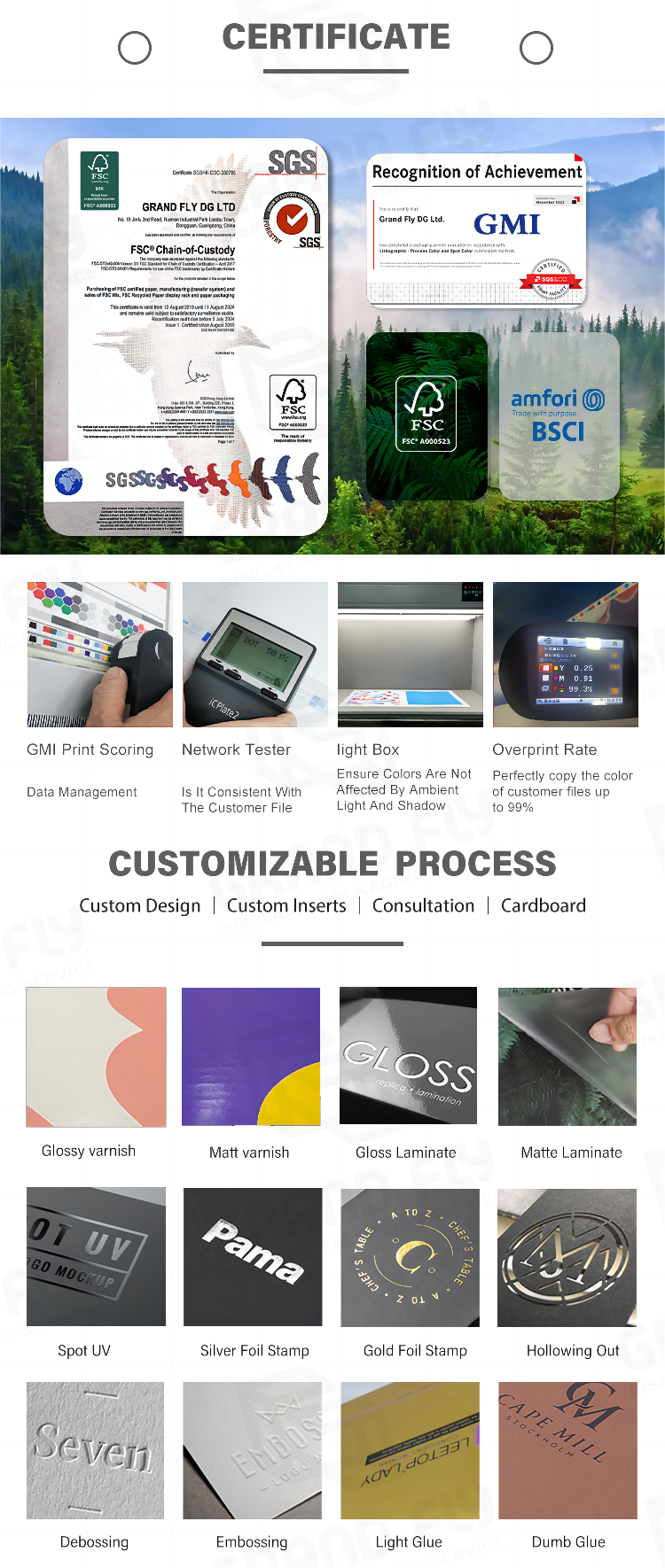 Cardboard Display Presentation