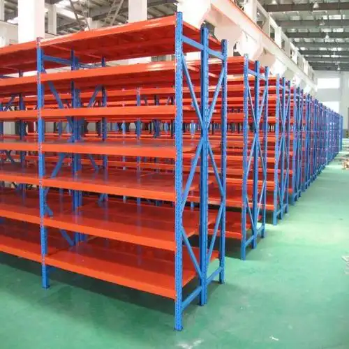 Industrial Stacking Heavy Duty Long Span Shelving Estanteria Storage Metal Shelf Rack for Warehouse Long Span Metal Shelf Rack