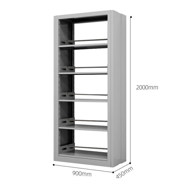 Engineering Bulk Purchasing Heavy Duty Modern Extendable Space Saving Steel Library Shelving Double Face Book Storage Rack