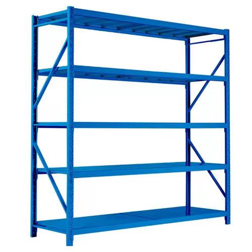 Q235 Steel Uprights and Beams Metal Shelving 5-Layer Storage Rack Stacking Racks