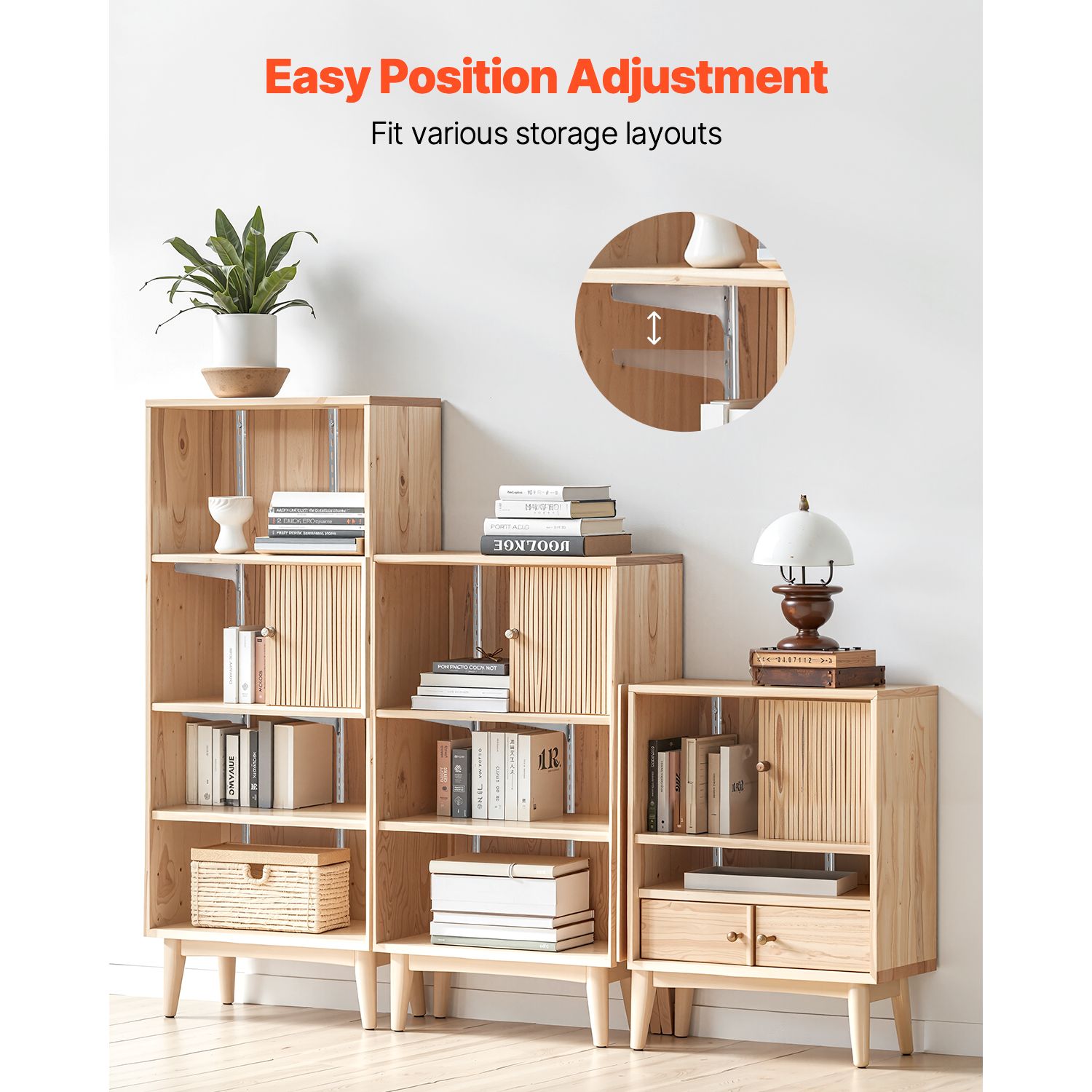 "10 Pack 39 Inch Heavy Duty Upright Wall Shelving System with 40 Screws &amp; Single Slot Shelf Rails"