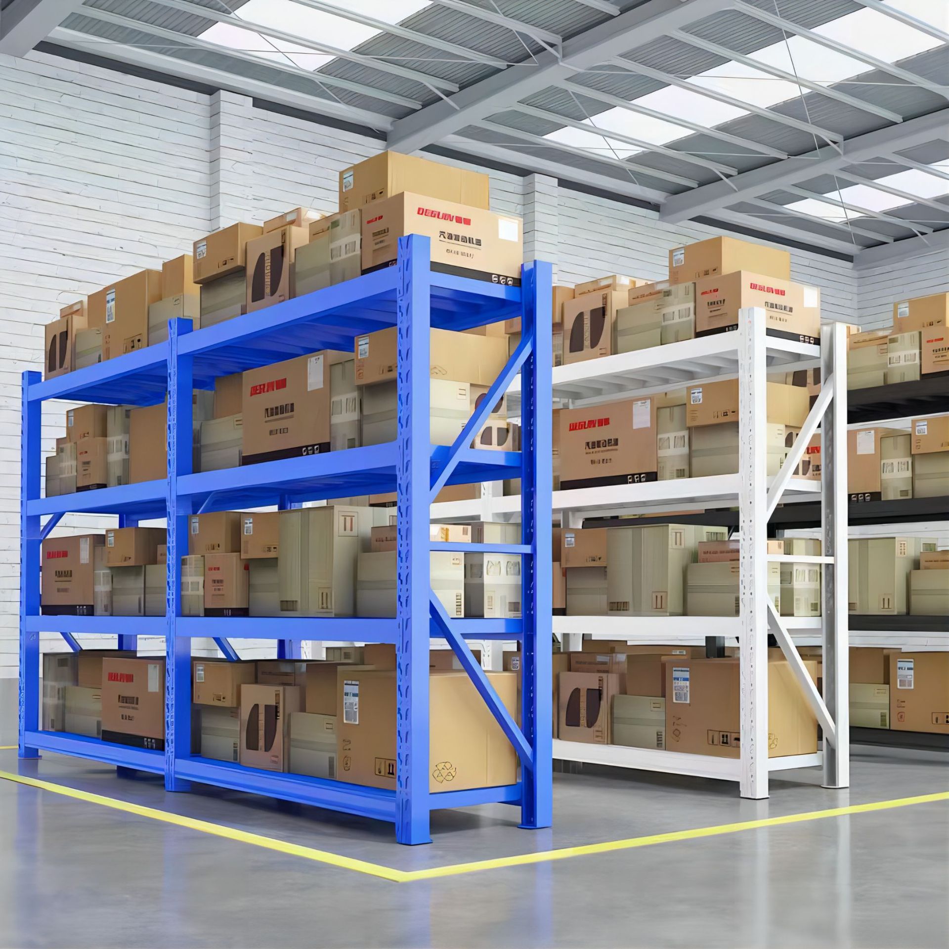 Steel Heavy Duty Adjustable Multi-Level Rack Storage Shelf Corrosion Protection for Industry