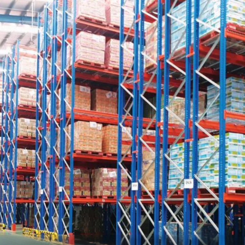 Factory OEM ODM Q235B Steel High Density Adjustable Warehouse Double Deep Pallet Racking System