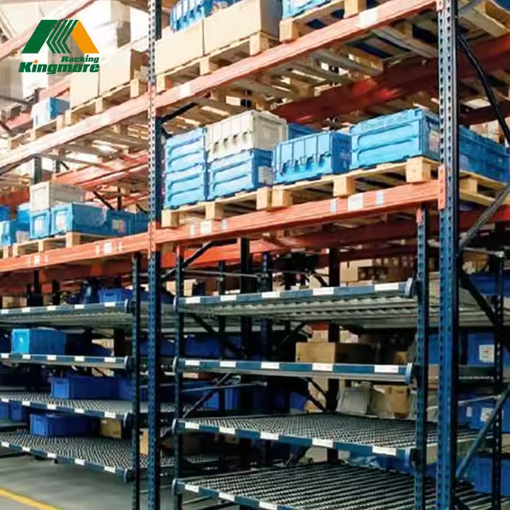 Durable in Use Steel Storage Warehouse Rack Gravity Flow Roller Racking Systems Carton Flow Racks