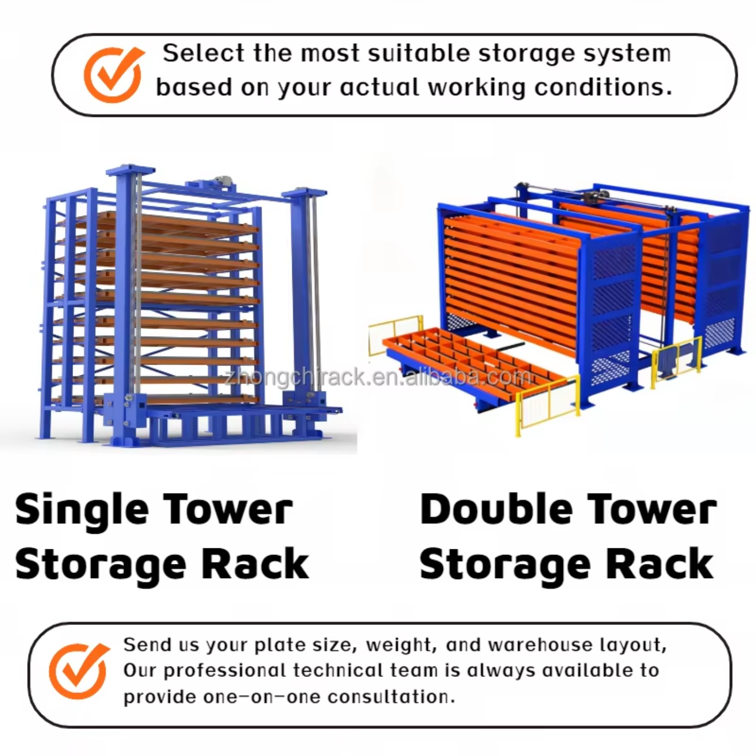 Factory Direct Supply Durable Heavy Duty Adjustable Industrial Steel Plate Storage Racking System for Metal Fabrication Plant