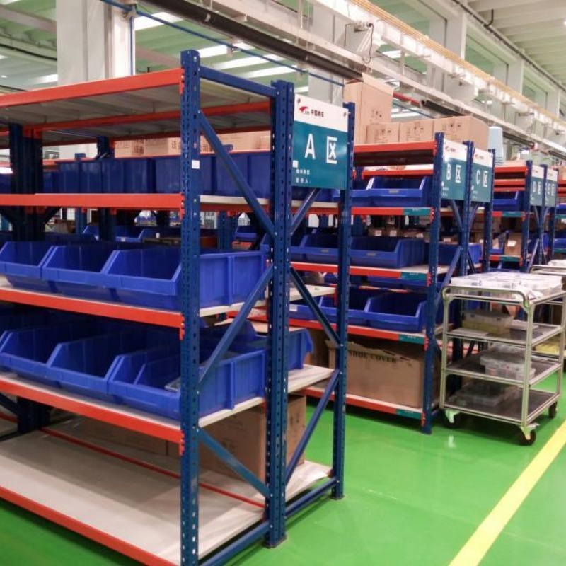 Factory Direct 4-Layer 800kg Medium Heavy Duty Pallet Racking System Steel Adjustable Longspan Warehouse Storage Pallet Racks