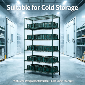 Rust Resistant Cold Storage Wire Shelving