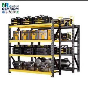 Manufacturer Long Span Storage Adjustable 200Kg Steel Racking Shelving Stacking Racks