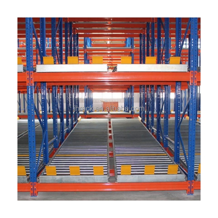 Chinese Racking Suppliers Roller Racking System Pallet Storage Warehouse Gravity Flow Rack in Warehousing