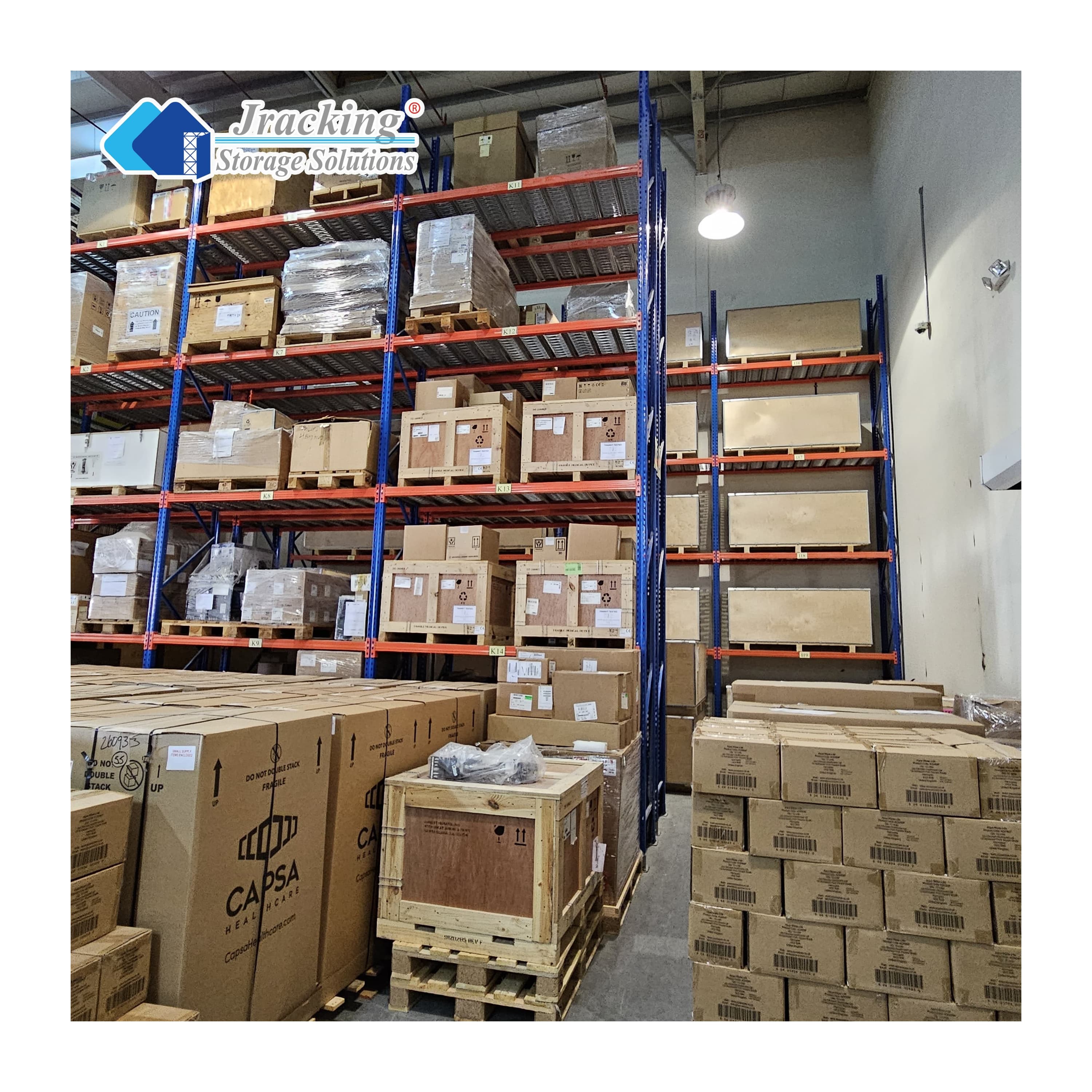 High Density Steel Storage Racks EU Standard Heavy Duty Adjustable Pallet Racking System for Warehouse Storage Solutions