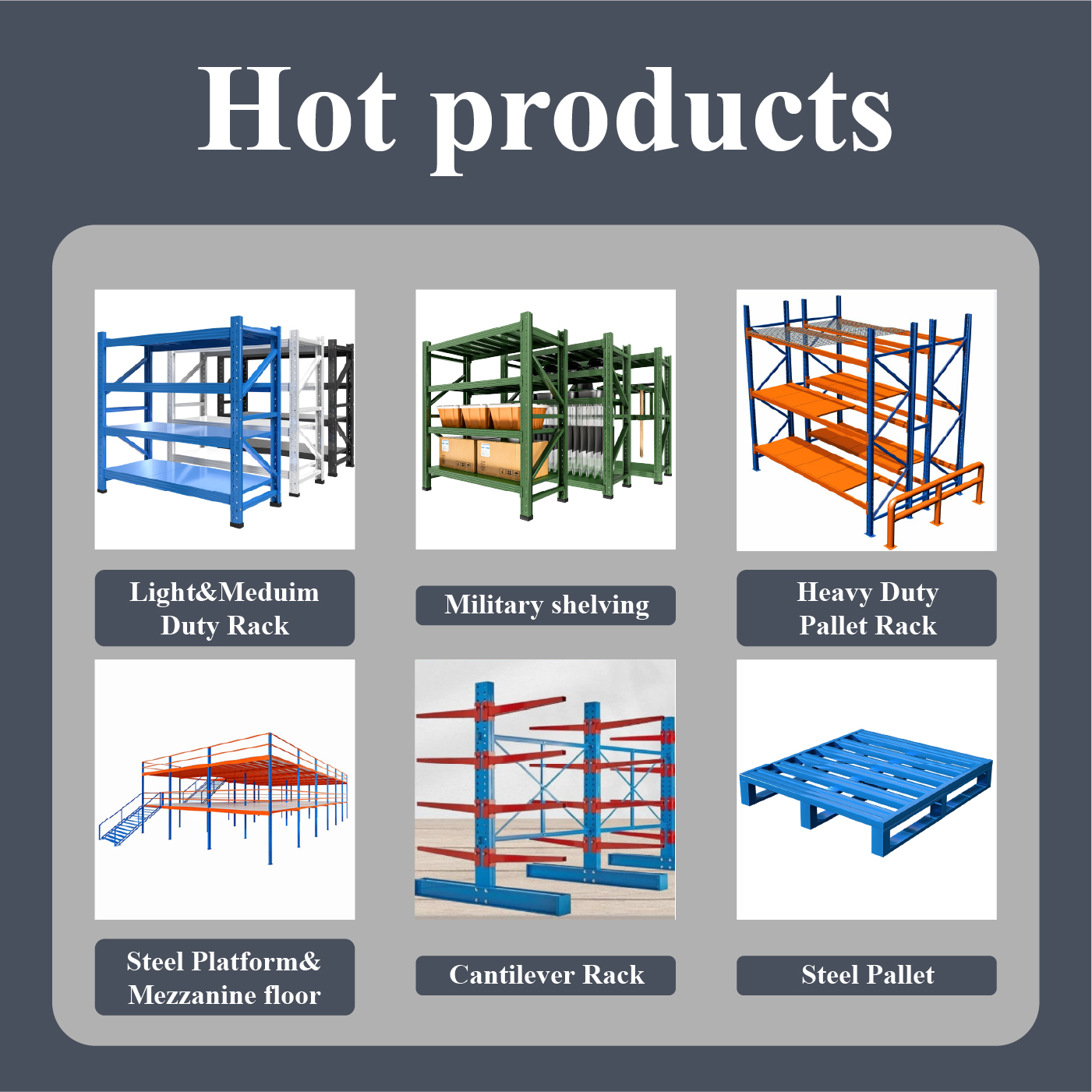 Radio Shuttle Rack High Density Pallet Storage Racking System for Automated Cold Storage Industrial Warehouse