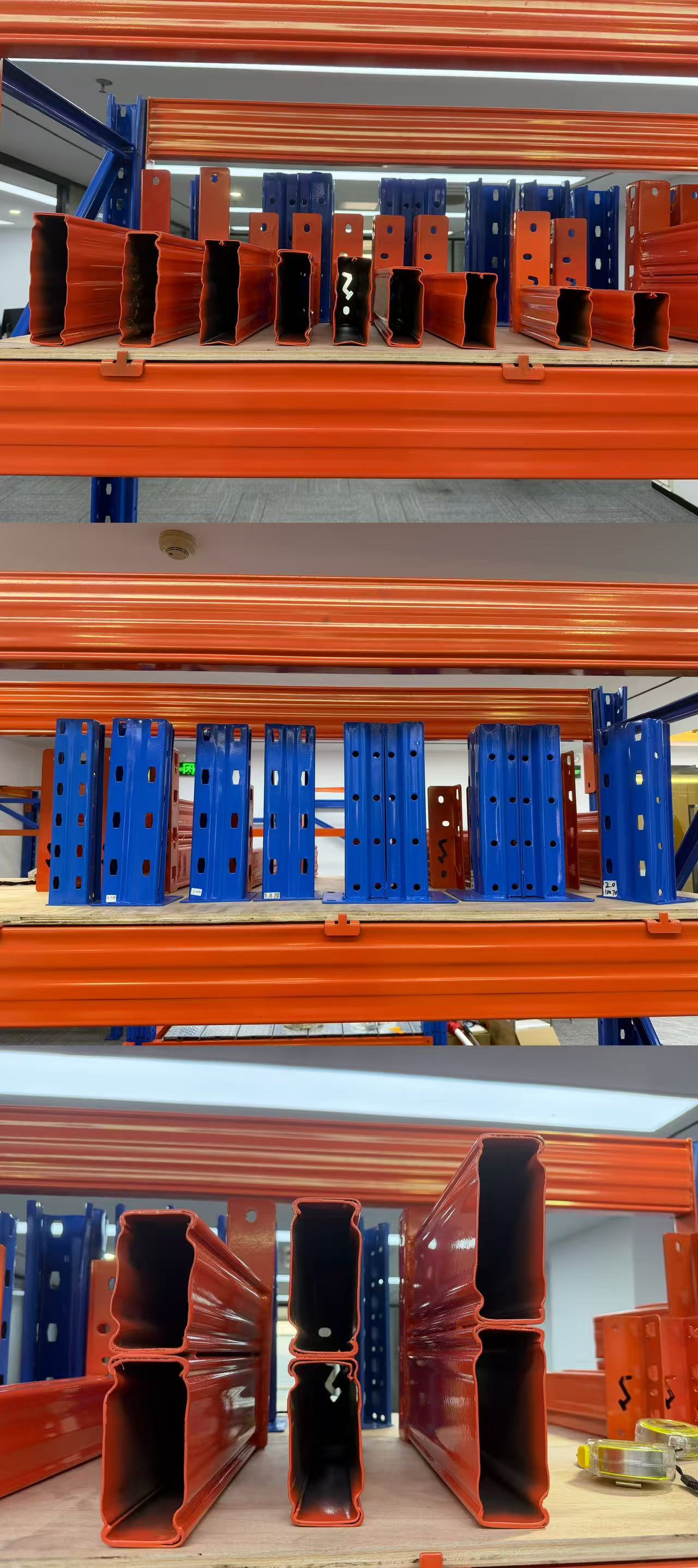 Easily Assemble Steel Heavy Duty Durable 5-Layer Long Span Garage Storage Racks Shelving Set for Warehouse Use
