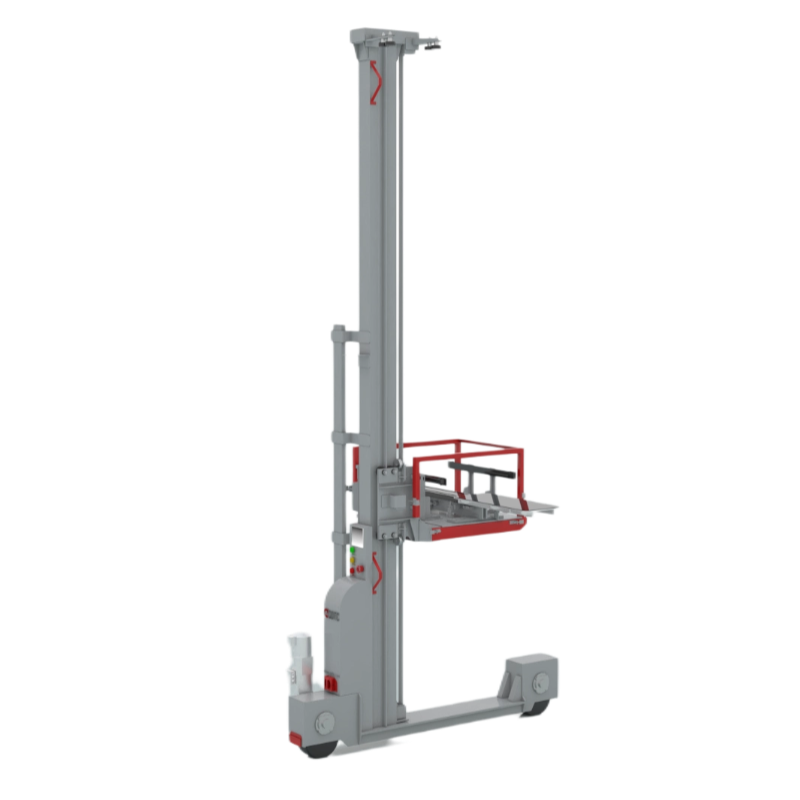 Standardized Module Design Micro Stacking Warehouse Pallet Rack Simple Installation Double Closed Loop Servo System Cast Iron