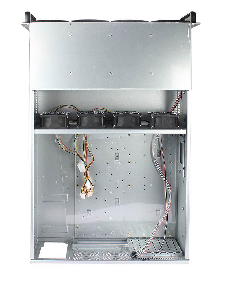 Hot Swap 4U 24-Bay Server Case High Storage Rackmount Chassis 3.5\" HDD ATX Horizontal Style Plastic Form Factor Fan for IPFS