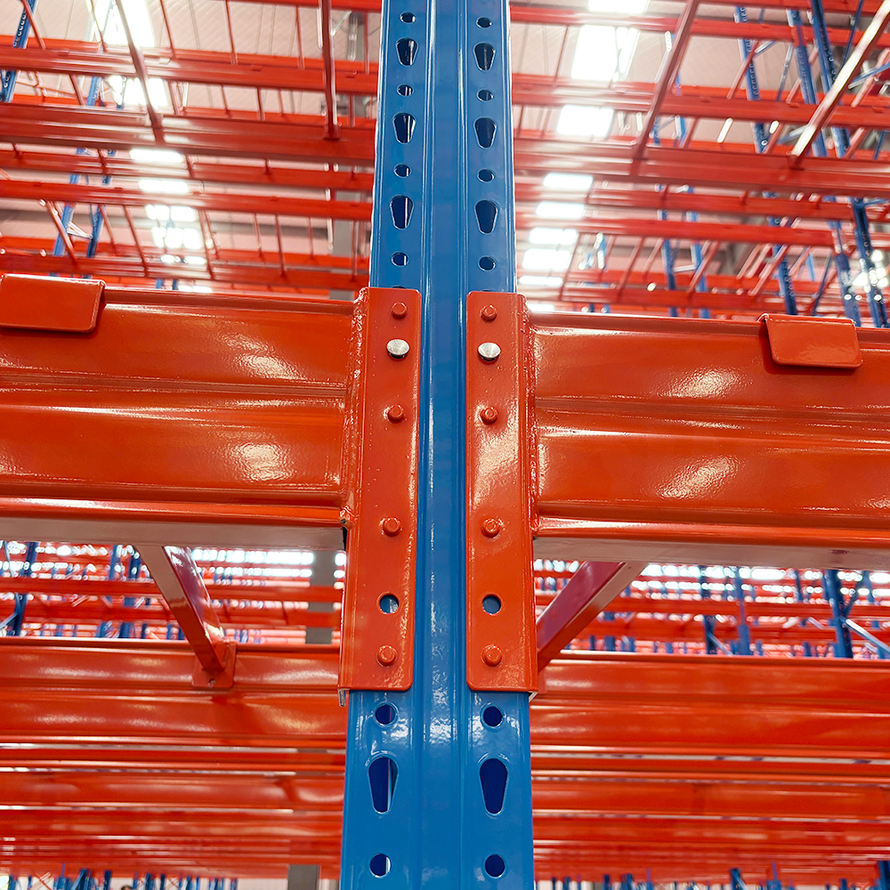 Jracking Warehouse Heavy Duty Steel EU Blue and Orange Selective Pallet Racking Shelving System