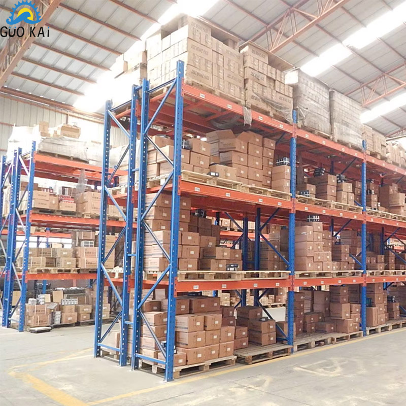 High Bearing Heavy Duty Warehouse Racking System Steel Vna Pallet Racking Boltless 3-Layer Corrosion Protection Narrow Rack