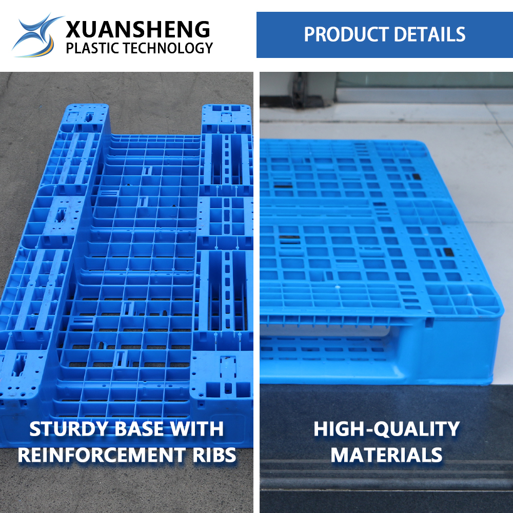 NEXARA High Load-Bearing Capacity Euro Pallet Moisture-Proof Logistics Plastic Shelf 4-Way Single Faced For Warehouse Pad Use