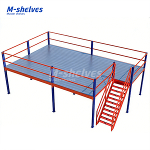 Wholesale CE Integrated Multi Layer Metal Storage Rack Industrial Steel Mezzanine Platform for Warehouse Storage