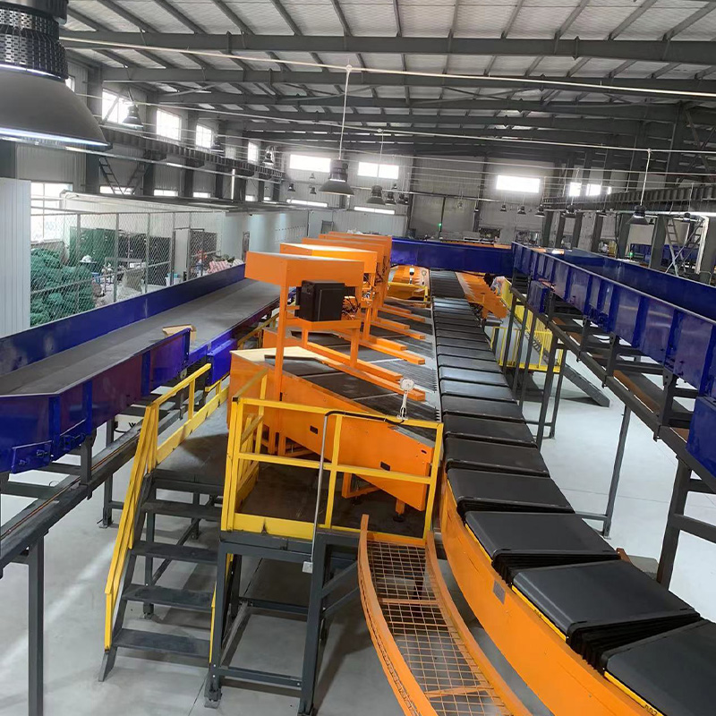 VPAI Warehouse Logistic Equipment Sorting Conveyor Sort Loading Parcels Scale Weight Measure Sorting Machine