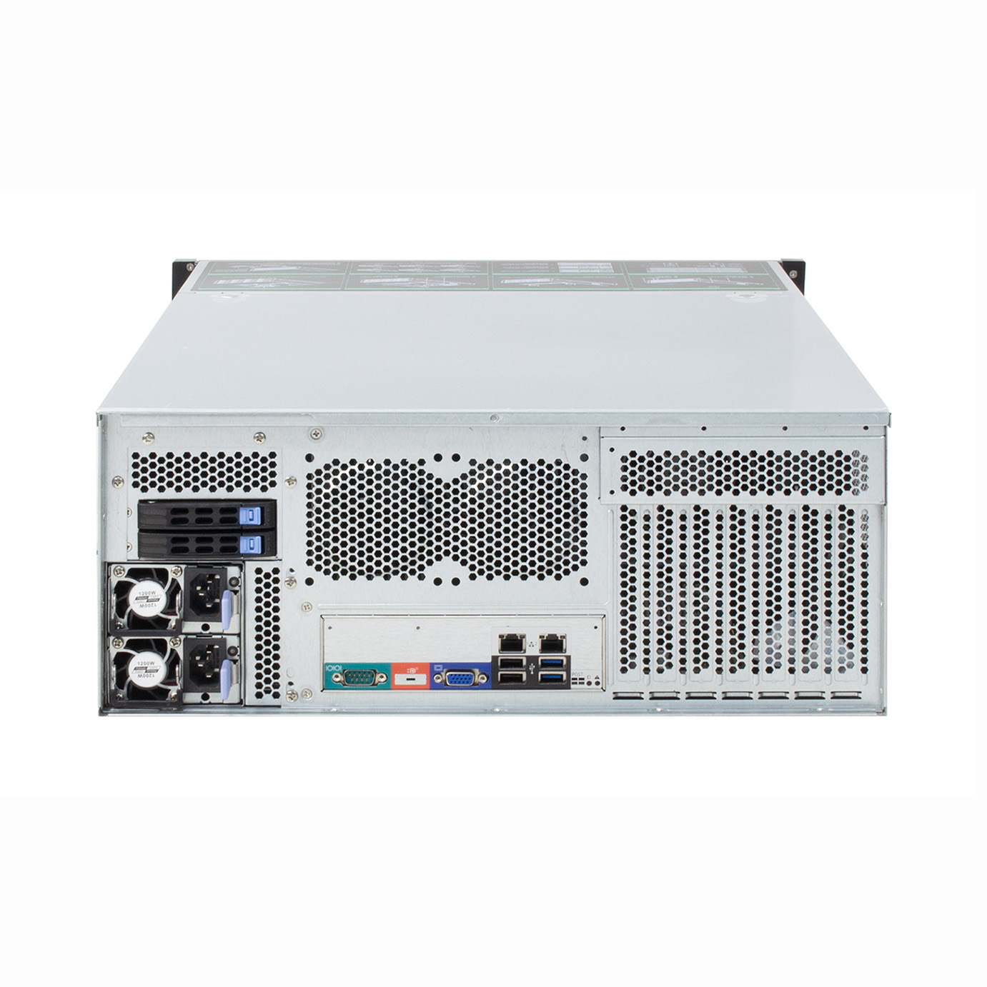 High-Performance 4U24-Bay Rack Server Customizable Itx IPTV Storage Chassis 1300W Redundant Power Low Price Xeon E5 8C 2.4GHz