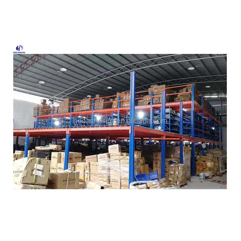 Wholesale Supplier Mezzanine Rack Heavy Duty Industrial Shelving Warehouse Shelf Racks