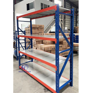 Customized Factory Supply Industrial Workshop Display Shelving Iron Shelves Storage Rack in Warehouse Light Iron Rack
