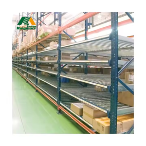 Durable in Use Steel Storage Warehouse Rack Gravity Flow Roller Racking Systems Carton Flow Racks