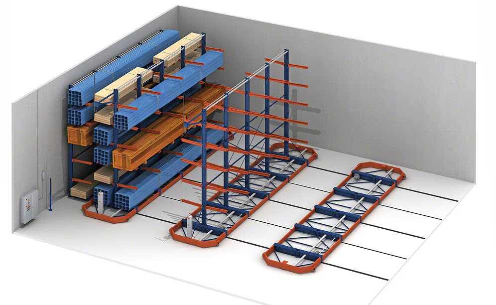 The Mobile Racking System Is One of the Best Racking Solutions for Pallets, Designed to Increase Warehouse Capacity