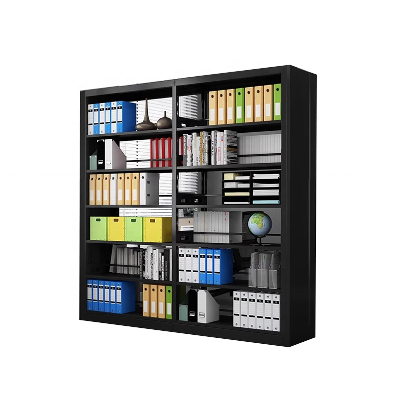Engineering Bulk Purchasing Heavy Duty Modern Extendable Space Saving Steel Library Shelving Double Face Book Storage Rack