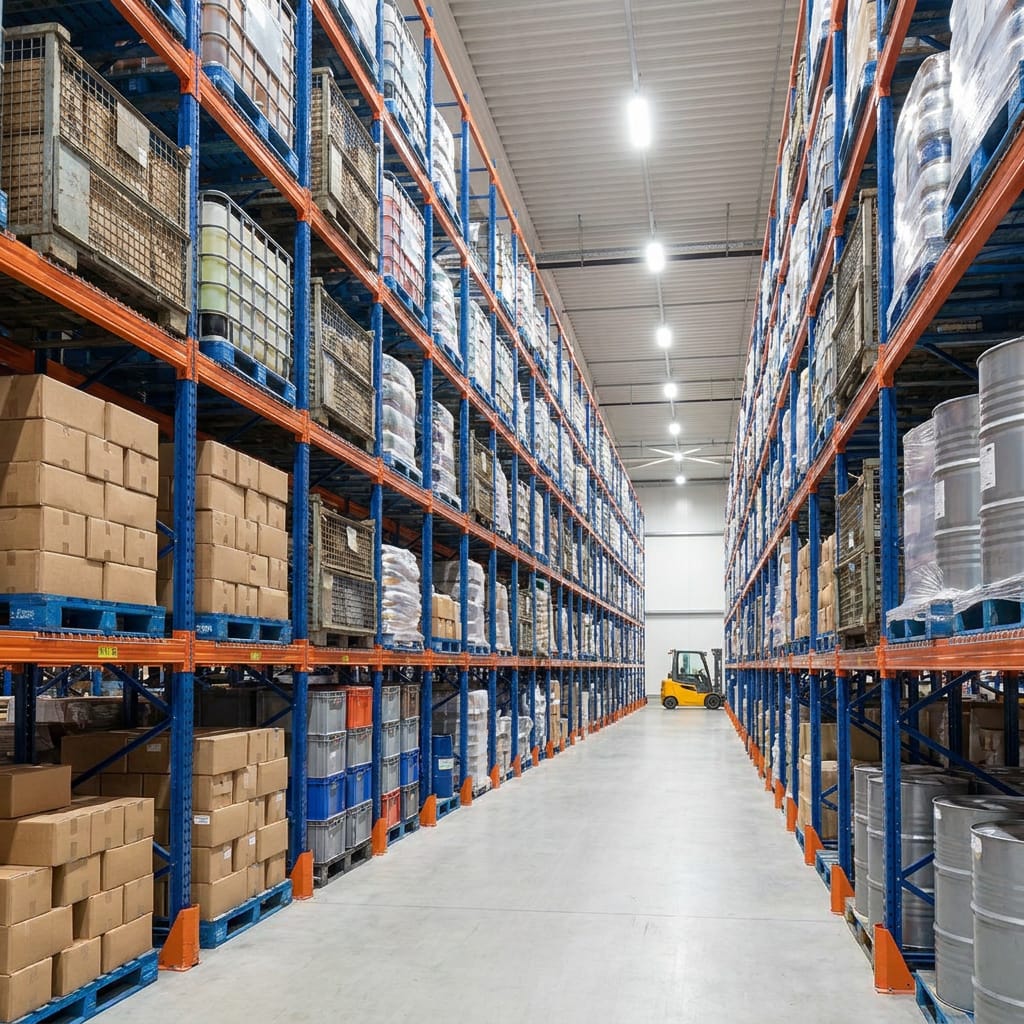 Warehouse Steel Storage Rack Steel Pallet Heavy Duty Adjustable Selective Pallet Racking System For Factory