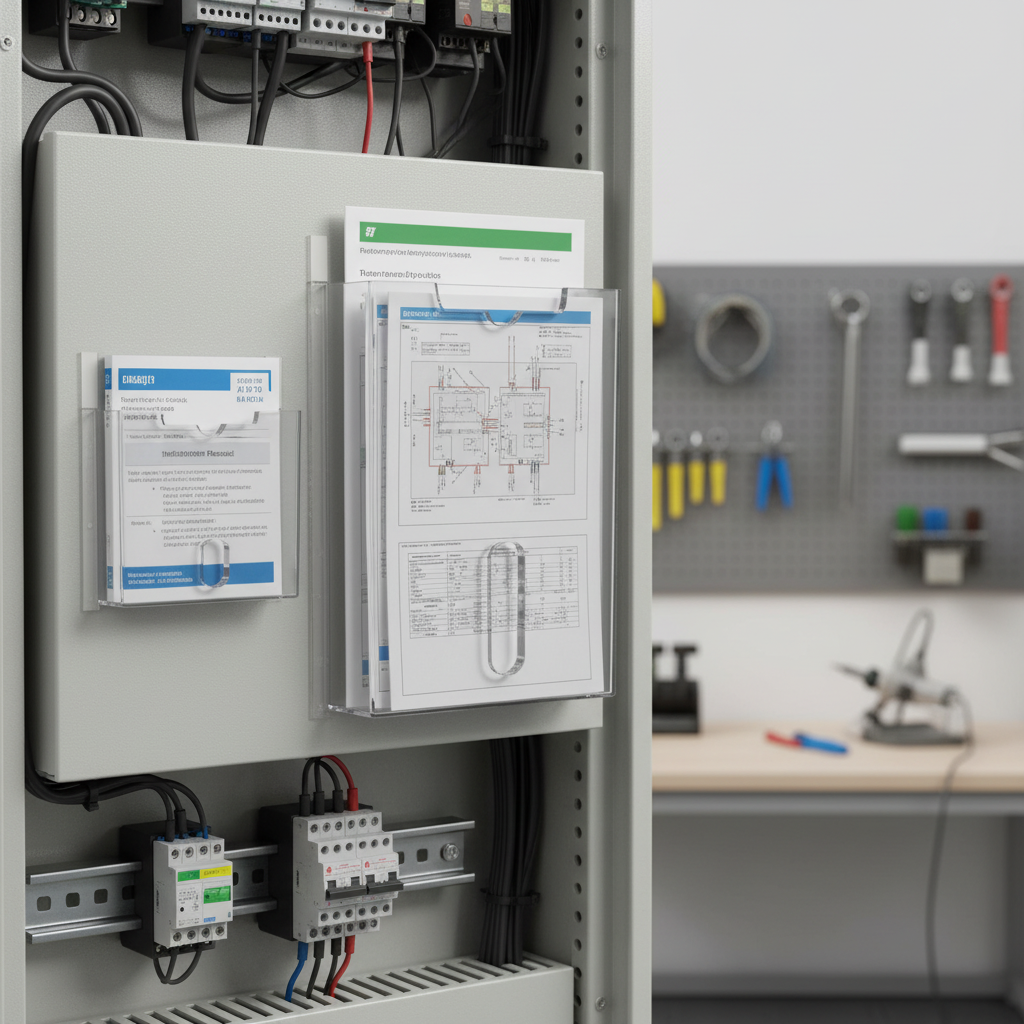 Control Panel Bag Din A7 Clear For Cabinet Organizers