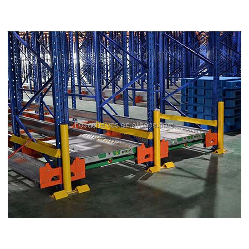 Auto Shuttle Racking System Innovative Pallet Racking Intensive Shuttle Racks Intelligent Cold Storage Shuttle Rack Automatic