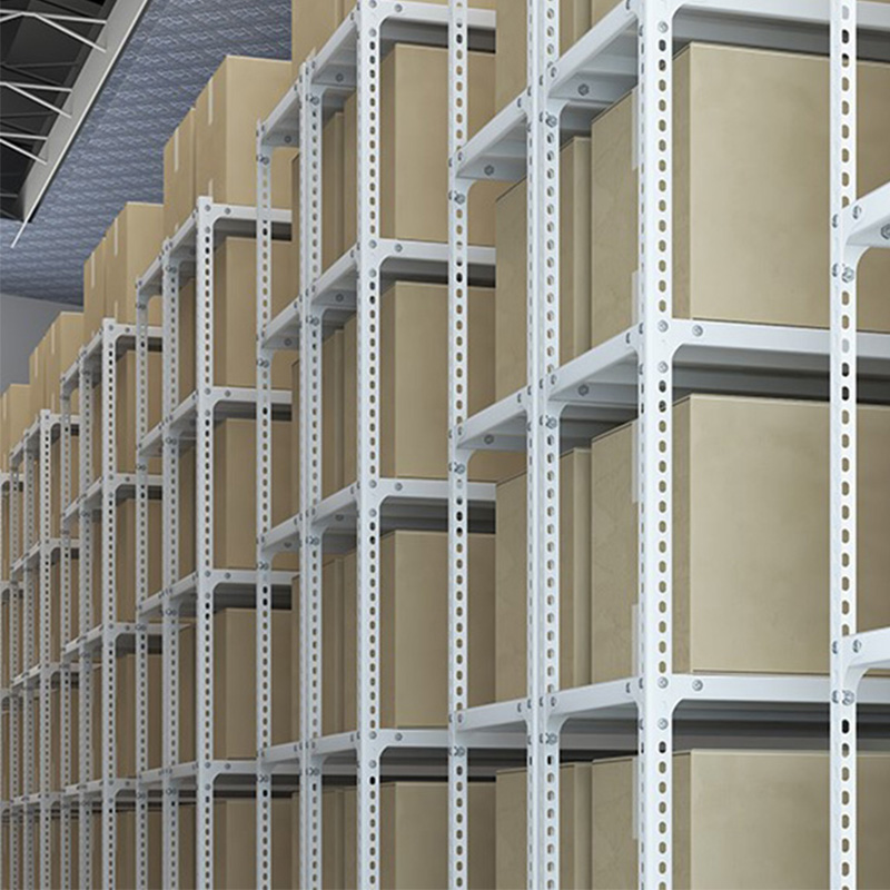 Easy Assemble Slotted Angle Shelving Bolt Shelves Rack