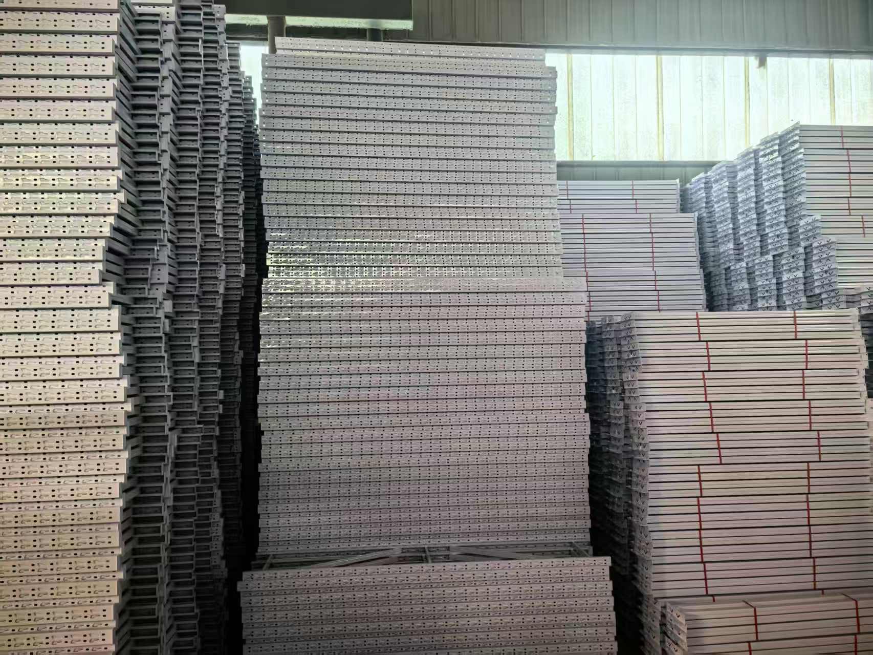 Steel storage rack component