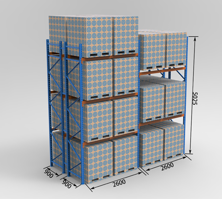Beam Storage Shelf Structure